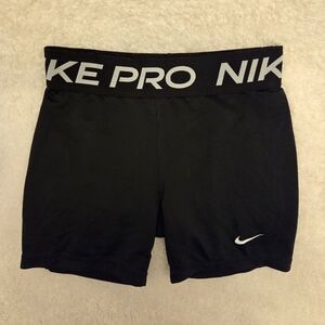 Nike Pro Dri Fit Black Shorts- Girls Size Large